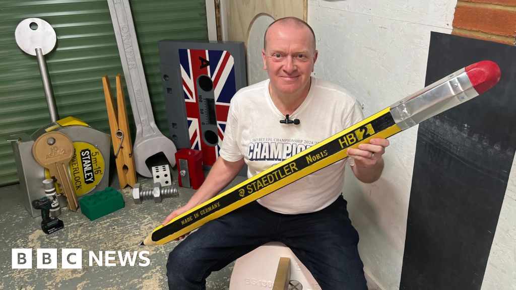 Bored retiree creates supersized household objects