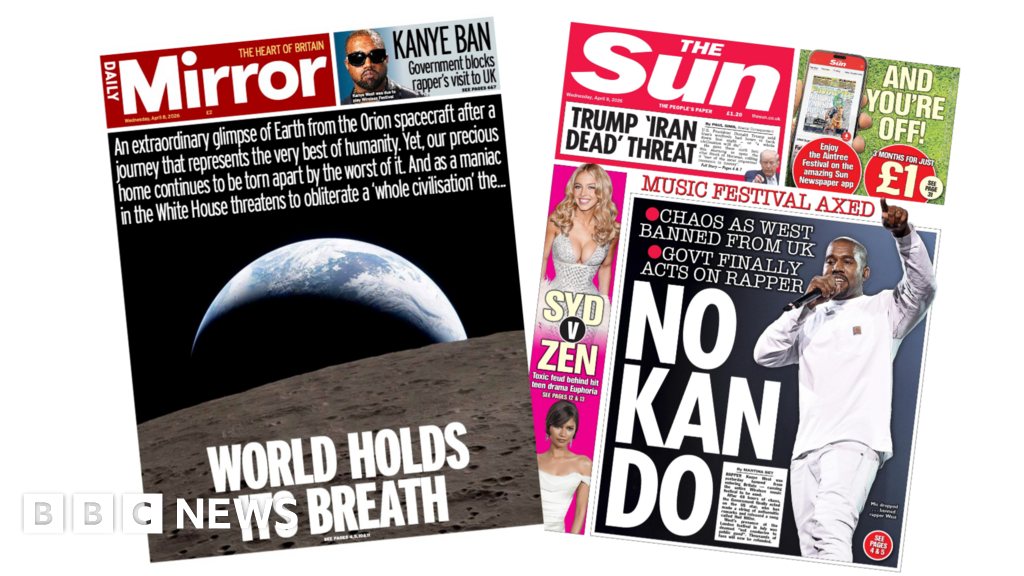 The Papers:  'World holds its breath' and 'No Kan do'